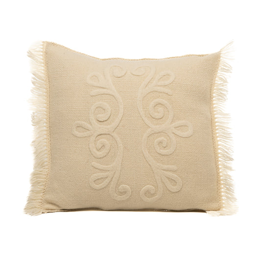 Cushion Cover- Handwoven Merino Wool - Women's Cooperative - Flowers